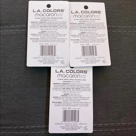 🥰💕 Macaron Lip Balm Set💕🥰 - Picture 5 of 5